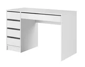 Biurka - Biurko AGA z szufladami - Biały Mat - miniaturka - grafika 1