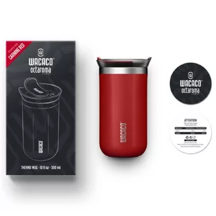 Wacaco Kubek termiczny Wacaco Octaroma Lungo 300 ml carmine red - Kubki termiczne - miniaturka - grafika 1