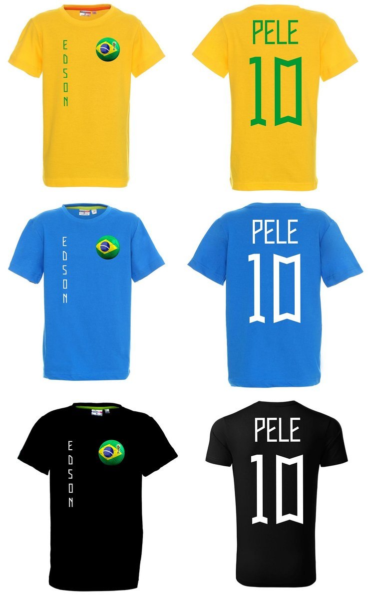 Koszulka BRAZYLIA PELE 10 Jr
