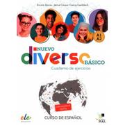 Książki do nauki języka hiszpańskiego - Sgel Diverso Basico A1 + A2 ćwiczenia + licencja digital Nueva edicion - miniaturka - grafika 1