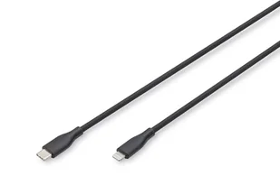 DIGITUS Kabel przyłączeniowy USB 2.0 typ C-Lightning silikon 0.5Ms - Kable USB - miniaturka - grafika 1