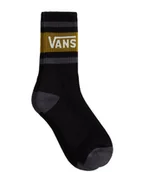 Skarpetki męskie - Skarpety Męskie VANS Drop V Crew Black/Burnt Gold (1 para)VN000QBEF0E1 M - miniaturka - grafika 1