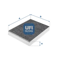 Filtry kabinowe - Filtr, wentylacja przestrzeni pasażerskiej UFI Filtry 54.293.00 - miniaturka - grafika 1