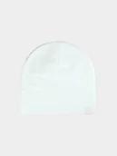 Czapki dla dzieci - 4F Czapka beanie dziecięca - beżowa Uniwersalny - miniaturka - grafika 1