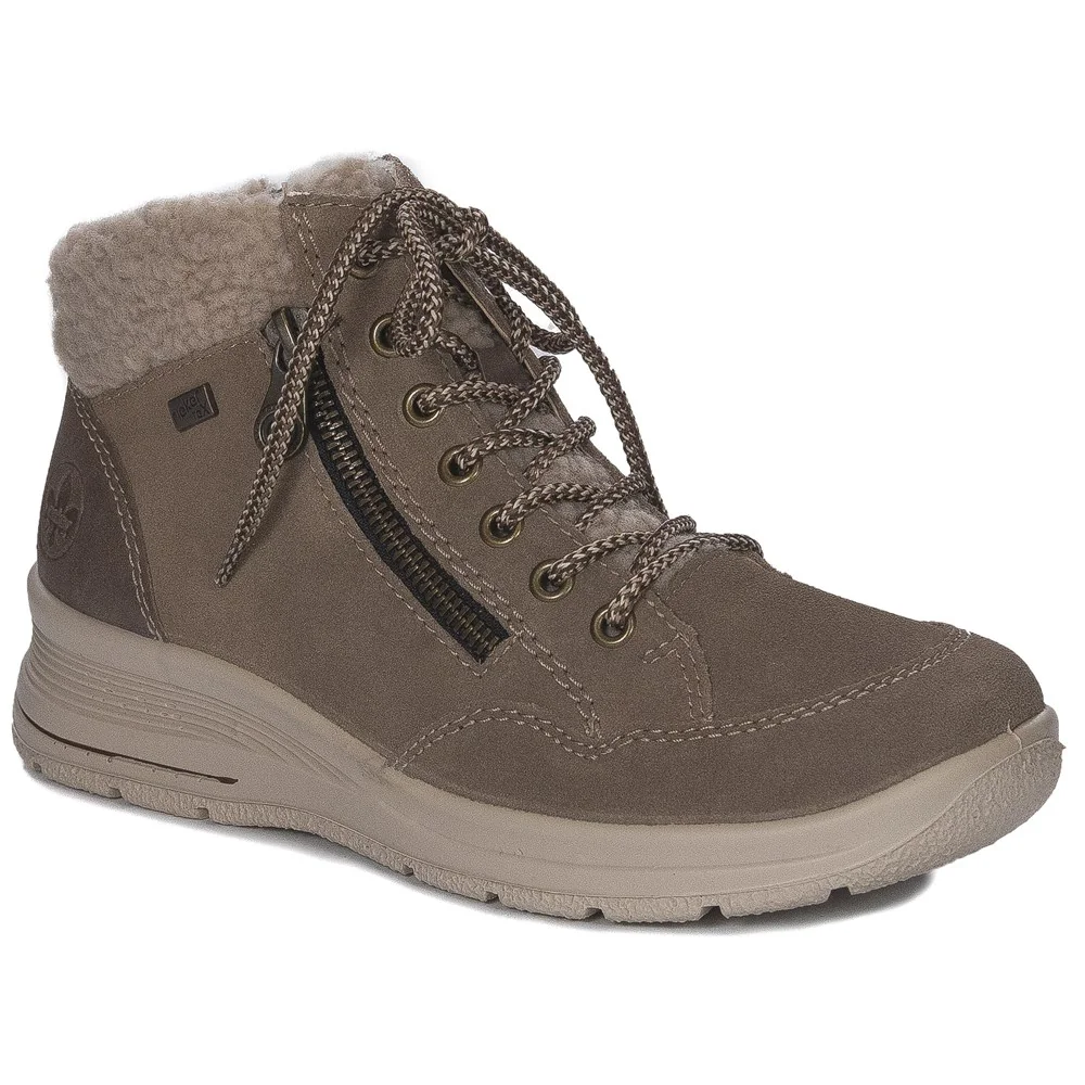 Buty Rieker Botki Damskie Skórzane Ocieplane L770124
