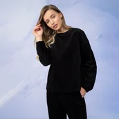 Bluzy damskie - Damska bluza nierozpinana bez kaptura OUTHORN OTHAW22TSWSF076 - miniaturka - grafika 1