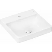Umywalki - HANSGROHE 61012450 Xelu Q Mała umywalka wisząca 50x48 z otworem na baterię, bez przelewu, SmartClean - miniaturka - grafika 1