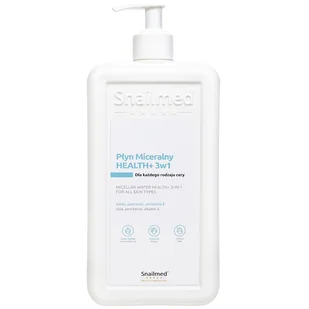 Snailmed, płyn micelarny HEALTH+ 3w1, 480 ml - Płyny micelarne - miniaturka - grafika 1