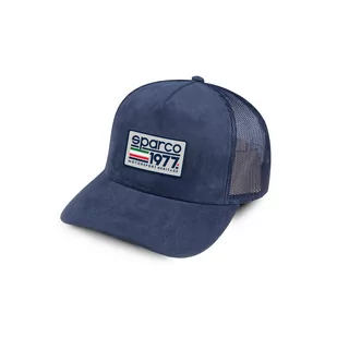 Czapka męska baseballowa Sparco TRUCKER granatowa - Baseball, krykiet, palant - miniaturka - grafika 1