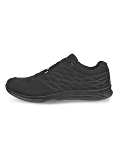 Ecco Skórzane sneakersy w kolorze czarnym - Trampki męskie - miniaturka - grafika 1