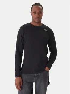 Kappa Komplet 2 longsleeve Logo Saro 37216LW Czarny Regular Fit - Koszulki męskie - miniaturka - grafika 1