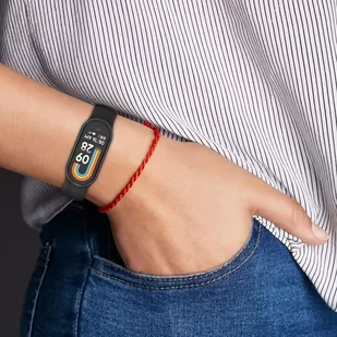 Opaska iconband do Xiaomi Smart Band 8 / 8 NFC Black - Akcesoria do smartwatchy - miniaturka - grafika 2
