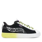 Buty dla chłopców - Sneakersy Puma Suede XL Hot Wheels PS 401402 01 Czarny - miniaturka - grafika 1