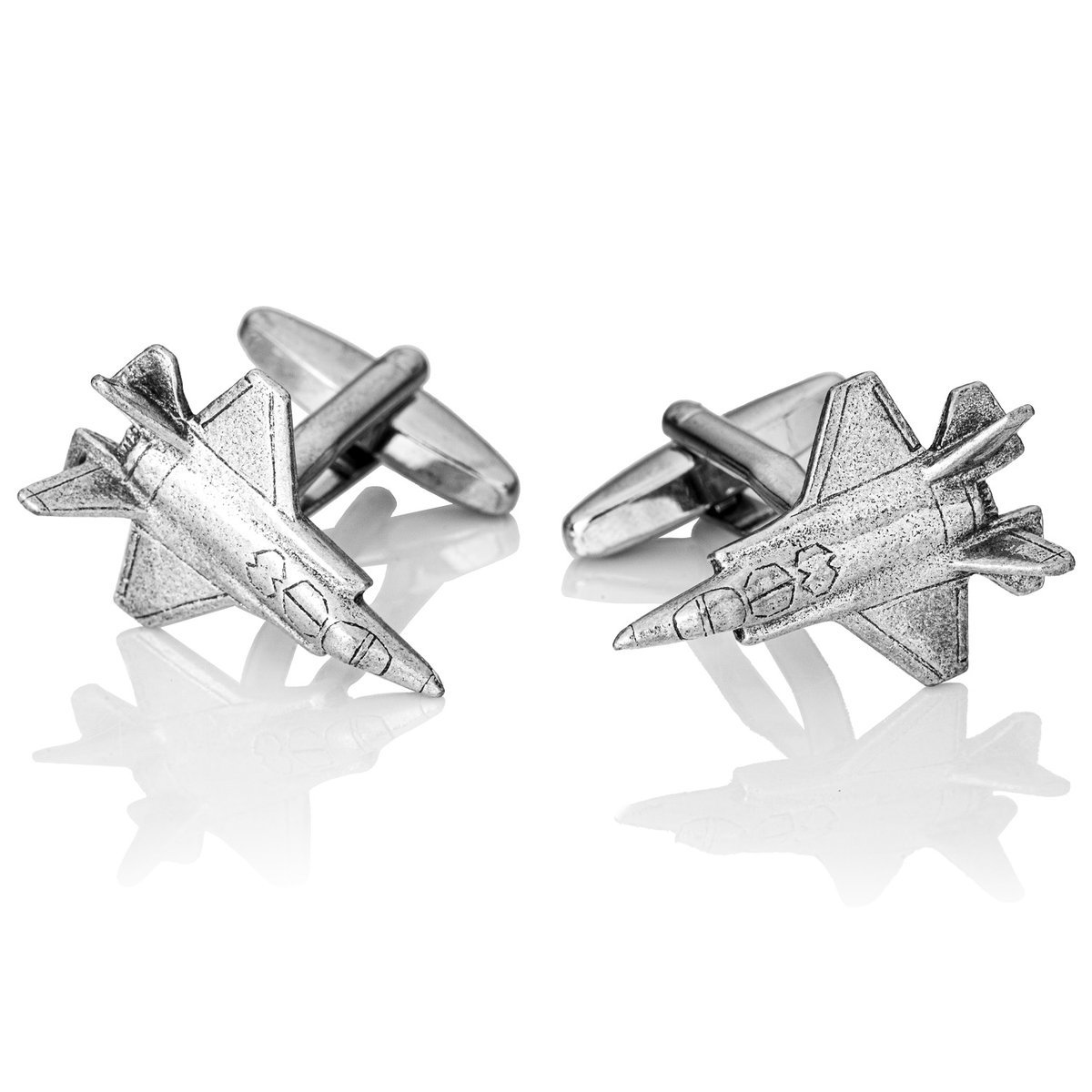 Spinki do mankietów X2 Samolot Myśliwiec F-35