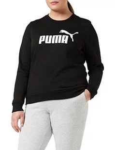 Puma Damski sweter ESS Logo Crew Tr czarny Black XL 586786 - Swetry damskie - miniaturka - grafika 1