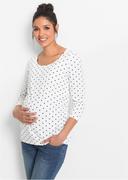 Bluzki damskie - Shirt ciążowy z nadrukiem (2 szt.), bawełna organiczna - bonprix - miniaturka - grafika 1