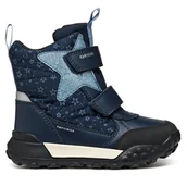 Buty dla dziewczynek - Śniegowce Geox J Trekkyup Girl B Ab J46M7C 0MNBC CF44Y D Granatowy - miniaturka - grafika 1
