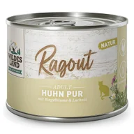 Mokra karma dla kotów - Wildes Land Cat Ragout Huhn Pur - kurczak 180 g - karma dla zwierząt - miniaturka - grafika 1