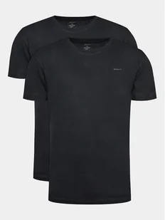 Gant Komplet 2 t-shirtów C-Neck 2 Pack 900002008 Czarny Regular Fit - Koszulki męskie - miniaturka - grafika 1