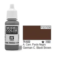 Akcesoria i części modelarskie - VALLEJO Farba Nr150 Germ an Black 17mlMatt - miniaturka - grafika 1