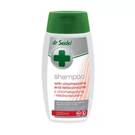 Szampony dla kotów - Dr Seidla Szampon z chlorheksydyną i ketokonazolem 220ml MS_13805 - miniaturka - grafika 1