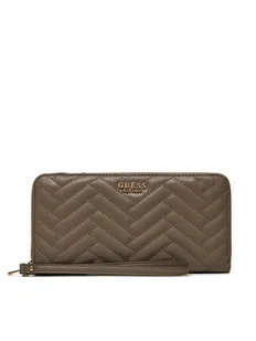 Guess Mały Portfel Damski SWQG95 08146 Brązowy - Portfele - miniaturka - grafika 1