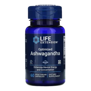 Life Extension Life Extension Optimized Ashwagandha wyciąg - 60 kapsułek LE00888 - Suplementy naturalne - miniaturka - grafika 1