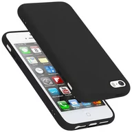 Etui i futerały do telefonów - Pokrowiec Do Apple iPhone 5 / 5S / SE 2016 Etui w LIQUID CZARNY TPU Silikon Case Cover Obudowa Ochronny Cadorabo - miniaturka - grafika 1