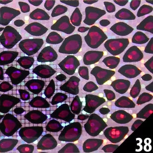 Folia Transferowa Do Zdobień 100 CM W Tubce 38 - Ozdoby do paznokci - miniaturka - grafika 1