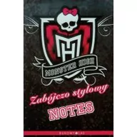 Książki edukacyjne - Monster High Zabójczo stylowy notes - miniaturka - grafika 1