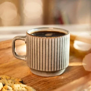 Kubek LABARRO prążkowany szary 0,25 l HOMLA - Kubki - miniaturka - grafika 5