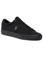 Półbuty męskie - Polo Ralph Lauren Tenisówki Sayer 816764497002 Czarny - miniaturka - grafika 1