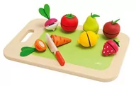 Zabawki AGD - Trudi 82320  deska do krojenia z owoców i warzyw  rolka gry 82320 - miniaturka - grafika 1
