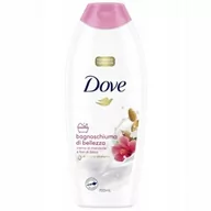 Kosmetyki do kąpieli - Dove Caring Bath Almond Cream With Hibiscus pianka do kąpieli 700 ml dla kobiet - miniaturka - grafika 1