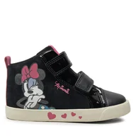 Buty dla dziewczynek - Sneakersy Geox B Kilwi Girl B46D5B 022HH C9289 S Czarny - miniaturka - grafika 1