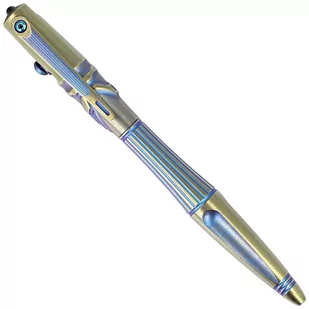 Długopis taktyczny RikeKnife Gold / Blue Titanium (RK-TR02-GB) - Długopisy - miniaturka - grafika 1