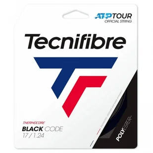 Naciąg tenisowy TECNIFIBRE Black Code (czarny) - Tenis ziemny - miniaturka - grafika 1