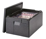 Pojemniki kuchenne - Pojemnik termoizolacyjny Cam GoBox XL ładowany od góry GN 1/1 Cambro, czarny, 610x430x(H)320mm - miniaturka - grafika 1