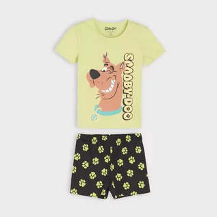 Piżamy chłopięce - Sinsay - Piżama Scooby Doo - Zielony - grafika 1