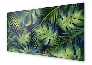 Panel kuchenny HOMEPRINT Zieleń w tropikach 100x50 cm - Dekoracje domu - miniaturka - grafika 1
