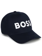 Czapki dla dzieci - Hugo Boss Kids Czapka w kolorze granatowym - miniaturka - grafika 1