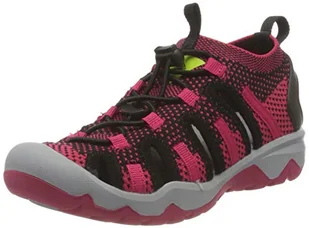 McKINLEY Unisex dziecięce półbuty trekkingowe Cayman Jr, czerwony - Czerwony Red Black Charcoal 900-29 EU - Buty dla chłopców - miniaturka - grafika 1