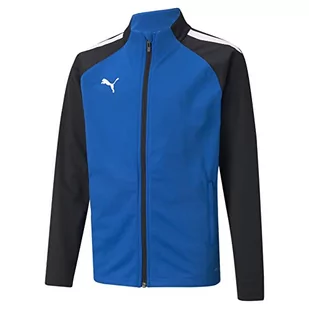 Puma Dziecięca kurtka treningowa Teamliga Jr Sweater unisex Electric Blue Lemonade Black 164 657235 - Kurtki i płaszcze dla dziewczynek - miniaturka - grafika 1