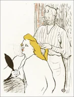 Plakaty - Galeria Plakatu, Plakat, The Hairdresser, Henri De Toulouse-Lautrec, 40x50 cm - miniaturka - grafika 1