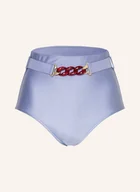 Stroje kąpielowe - Zimmermann Dół Od Bikini Z Wysokim Stanem Cira Chain Belt violett - miniaturka - grafika 1