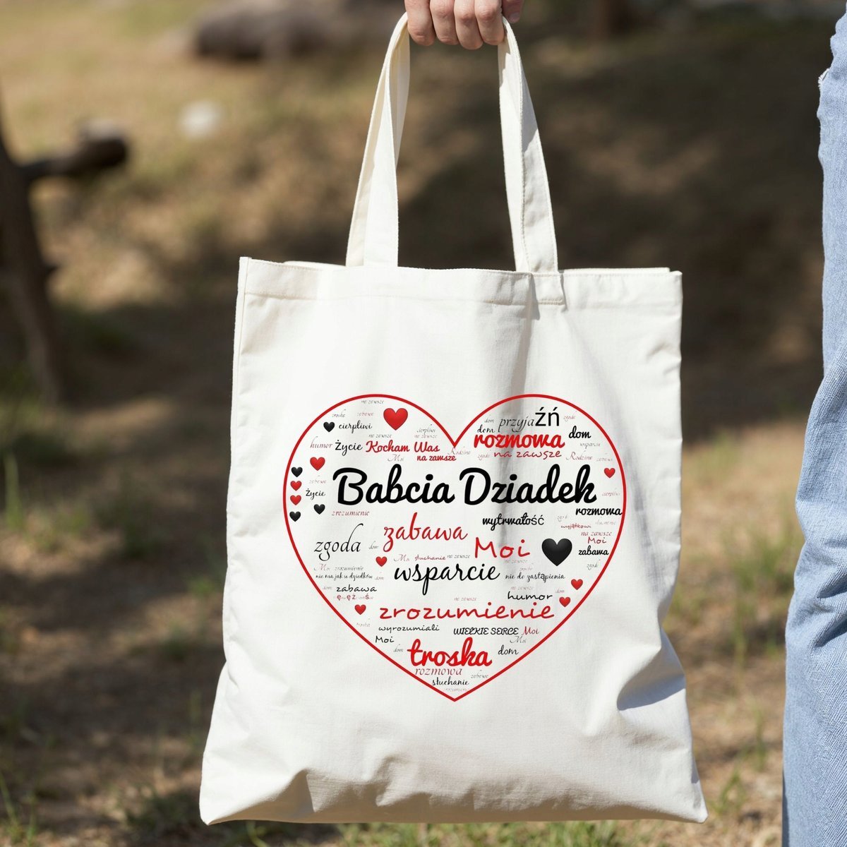 Torba z nadrukiem/bawełniana DLA BABCI/DZIADKA DZIEŃ BABCI/DZIADKA #25