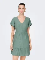 Sukienki - ONLY Sukienka "Sandra" w kolorze turkusowym - miniaturka - grafika 1