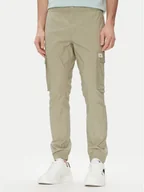 Spodnie męskie - Calvin Klein Jeans Joggery J30J327614 Zielony Slim Fit - miniaturka - grafika 1