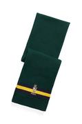 Szaliki i chustki dla dzieci - Polo Ralph Lauren szalik bawełniany dziecięcy kolor zielony z aplikacją - miniaturka - grafika 1