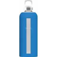 Shakery i bidony sportowe - Sigg Butelka Szklana Star Electric Blue 0.85L - miniaturka - grafika 1